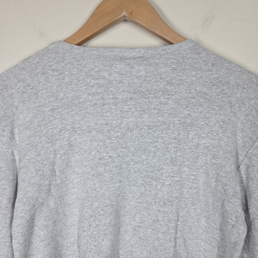 Vtg Y2K Carolina Blues Embroidered Spellout Long Sleeve Ribbed Crop Baby Tee Sml - Picture 6 of 8